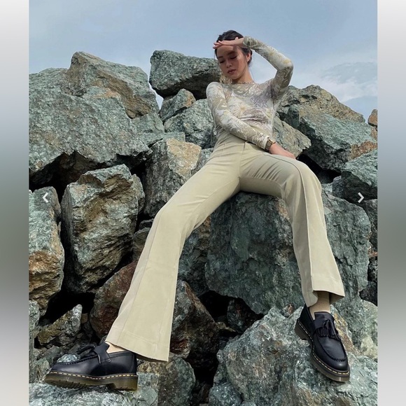 Dr. Martens Women’s Adrian Yellow Stitch Black Tassel Loafers - Picture 2 of 5